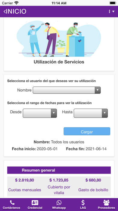 Vitalia+Salud Screenshot