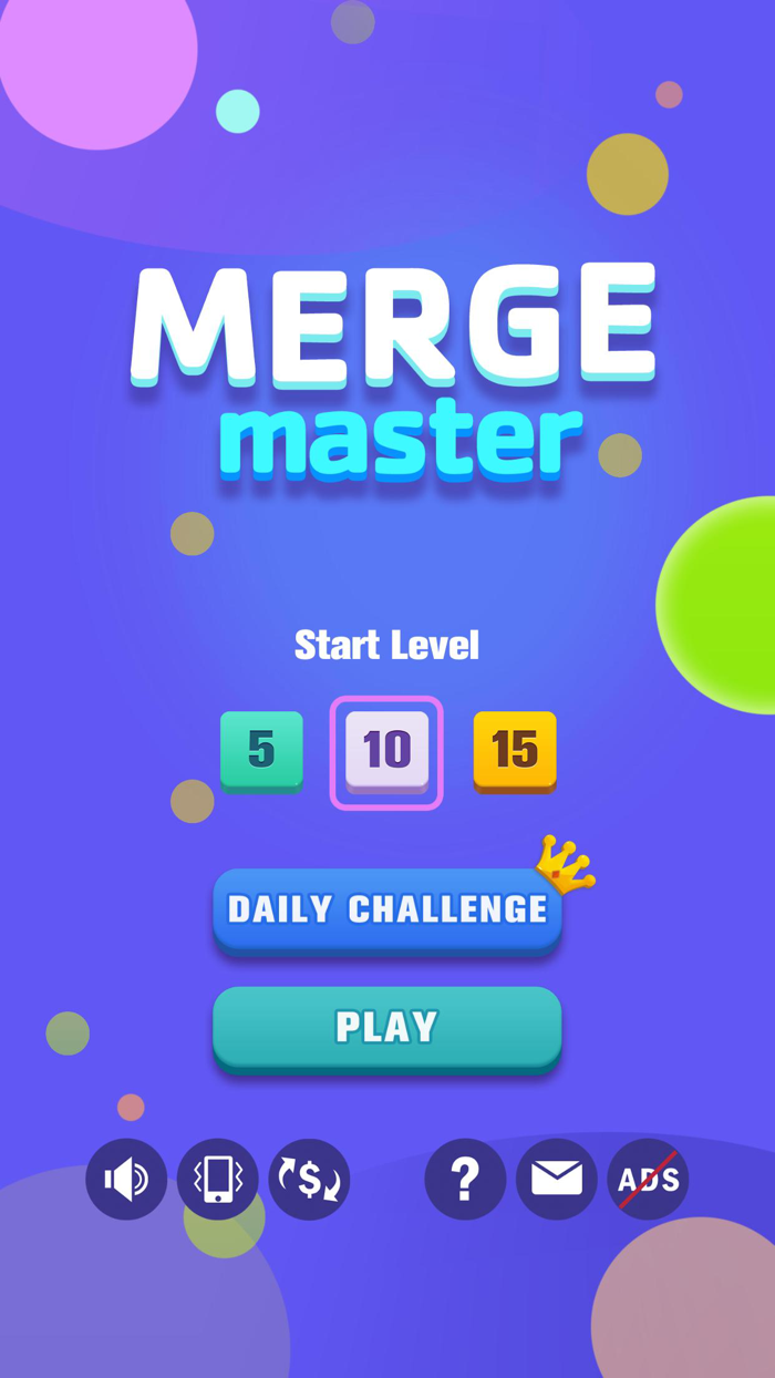 Merge Master Number Puzzle
