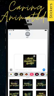 caring animated stickers iphone screenshot 2