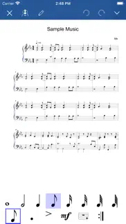 notation pad pro - sheet music iphone screenshot 1