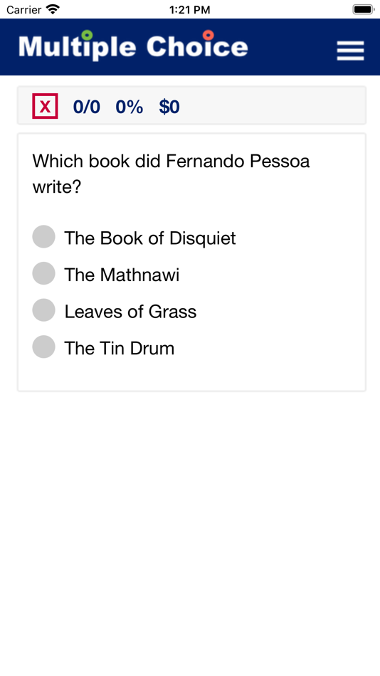 #4. Multiple Choice Questions (iOS) Podle: H Valeur