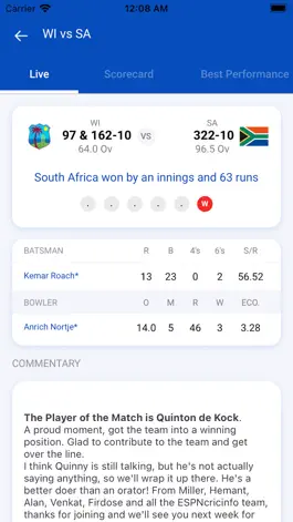 Game screenshot Cricboss : Live Cricket Score apk