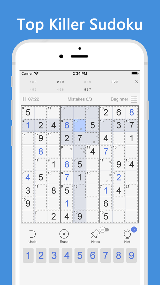 Killer Sudoku - number game - 1.3.1 - (iOS)