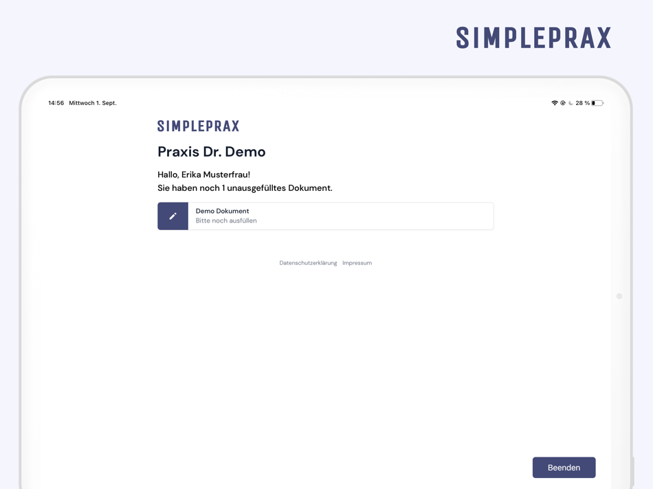 #2. Simpleprax waiting room (iOS) 由: Simpleprax