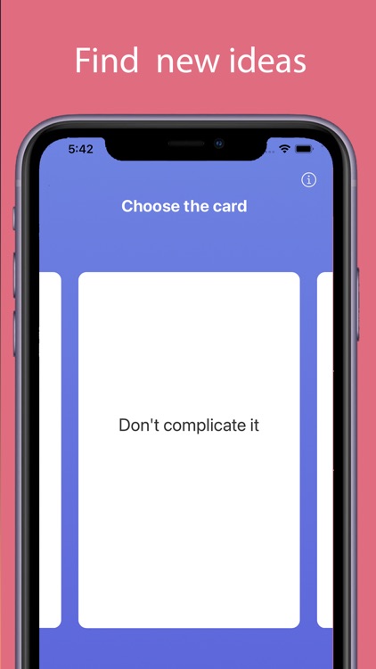 Idea Cards for brainstorming
