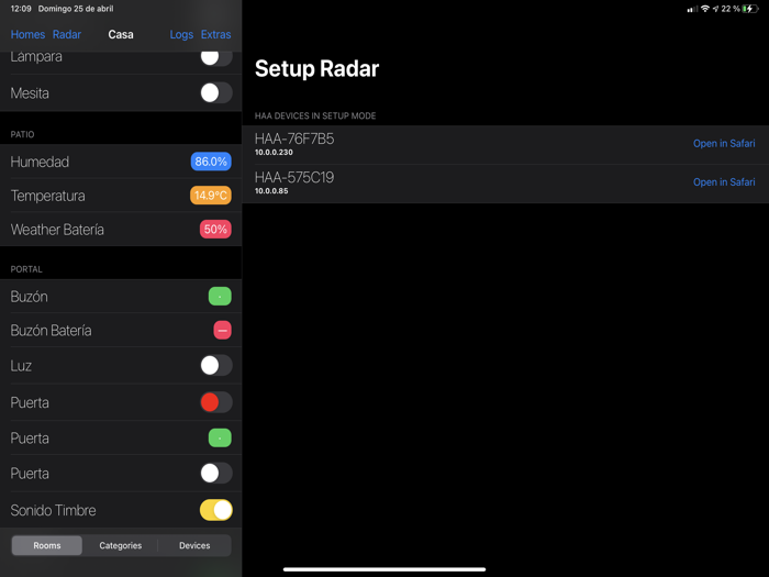 HAA Home Manager for HomeKit