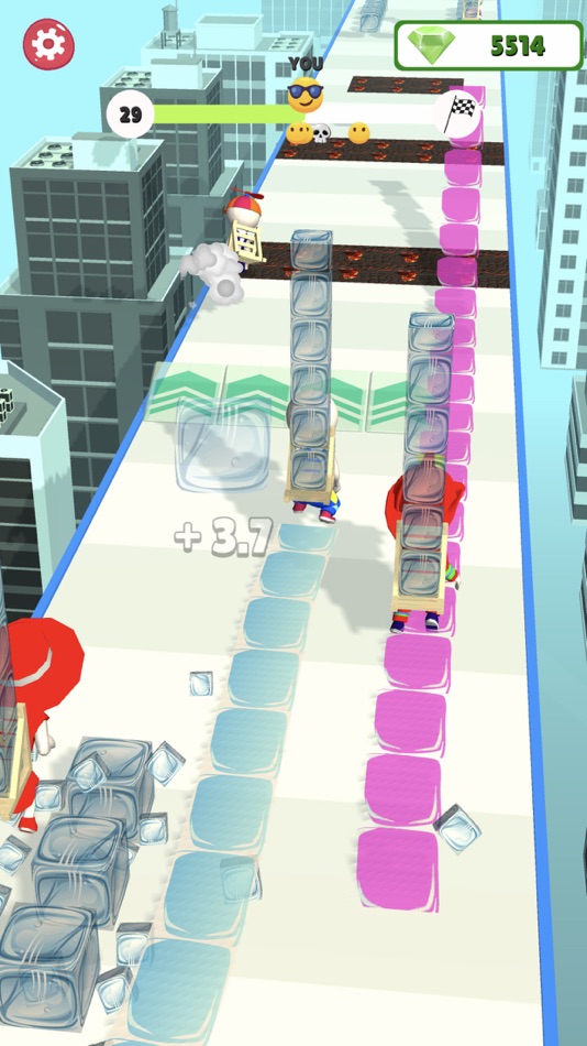 #7. Ice Runner 3D (iOS) 由: Jeeneesoft, Inc.