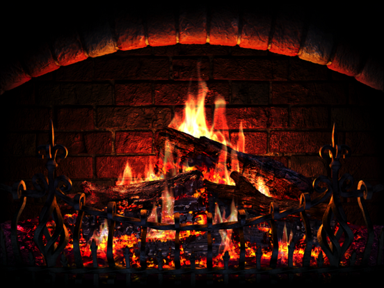 Screenshot #2 for Virtual Fireplace 3D