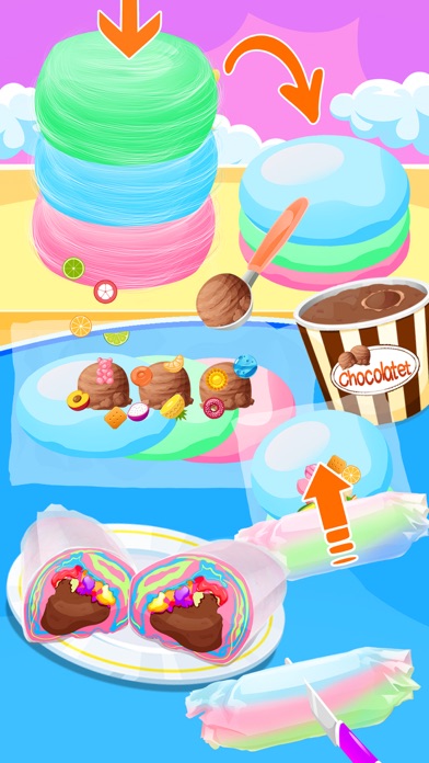 Cotton Candy Ice Cream Burrito Screenshot