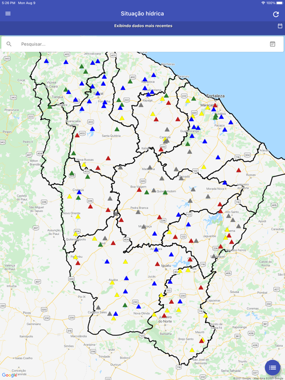Screenshot #4 pour PORTAL HIDROLÓGICO DO CEARÁ