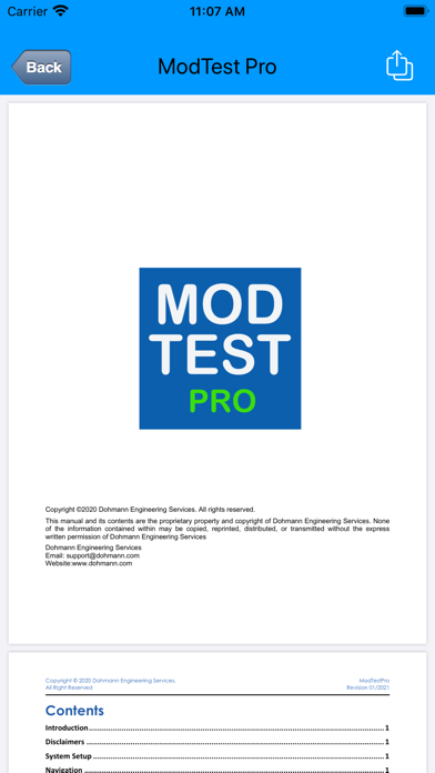 ModTest Pro Screenshot