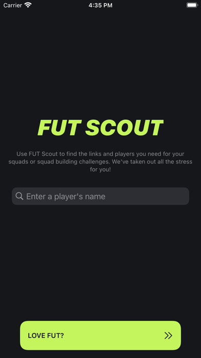 FUT Scout - Find FUT Chemistry Screenshot