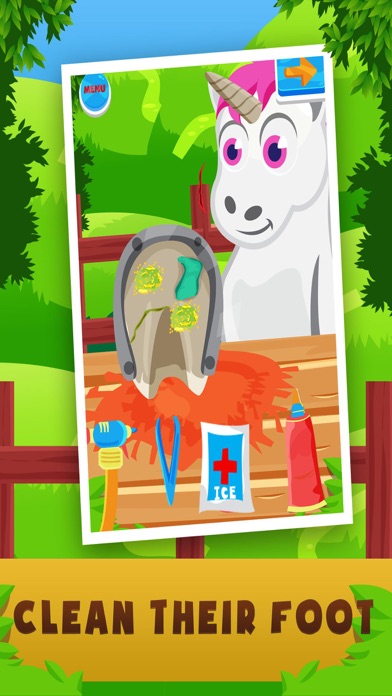 Pet Animal Foot Doctor Game Screenshot