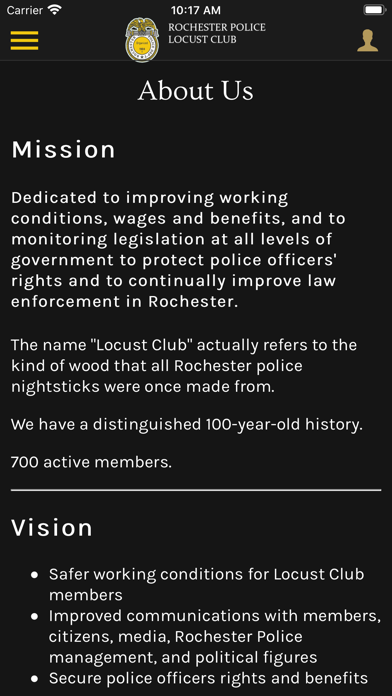 Rochester Police Locust Club Screenshot