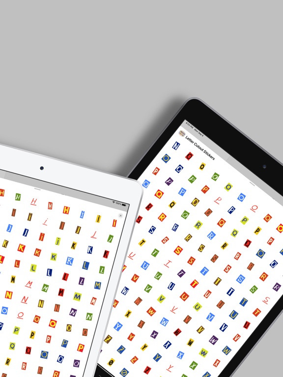 Screenshot #5 pour Letter Cutout Stickers