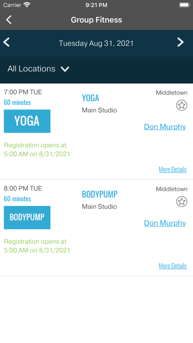 Gold's Gym Orange County Screenshot