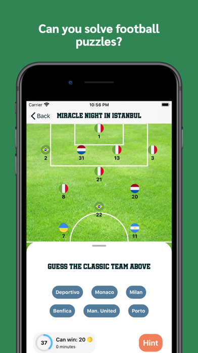 Screenshot #1 pour Soccer Puzzles: Football Quiz