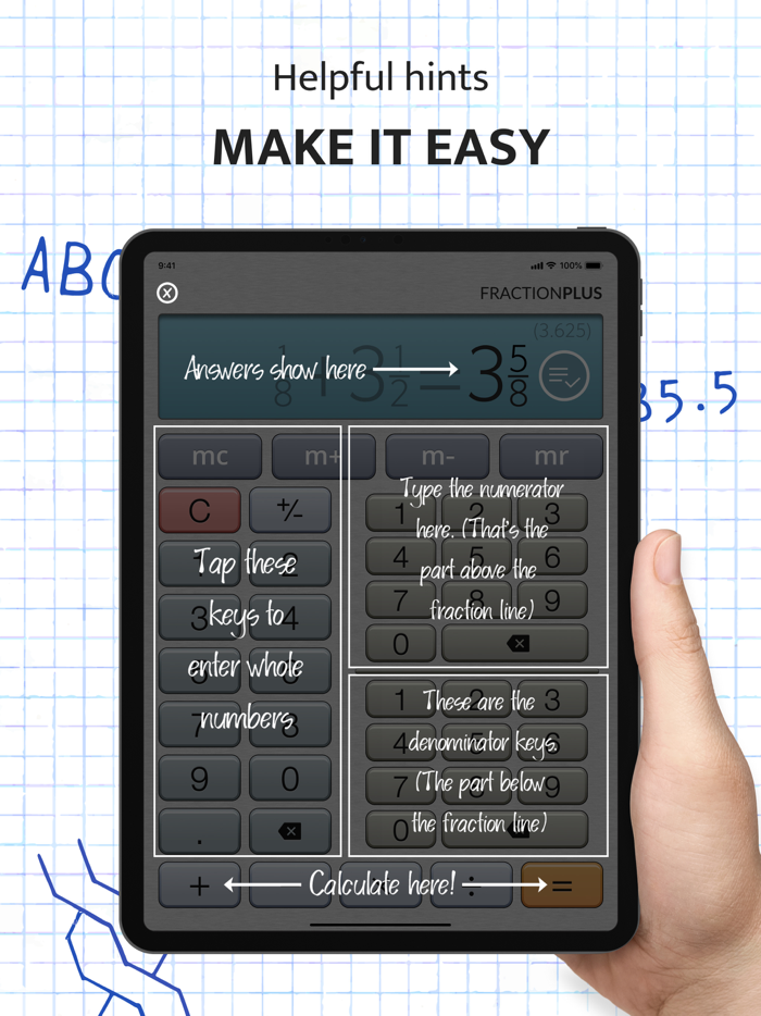 Fraction Calculator PRO 1