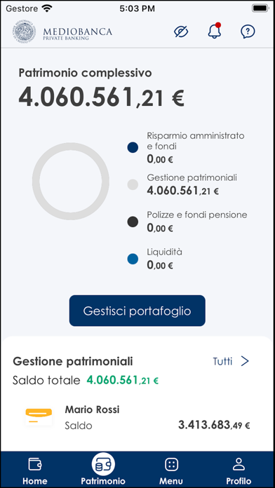 Mediobanca PB Screenshot