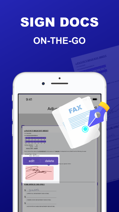 Fax from iPhone: Send Fax Screenshot