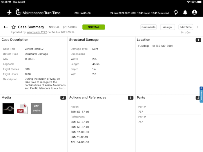 Boeing Maintenance Turn Time