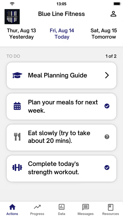 Blue Line Fitness Screenshot