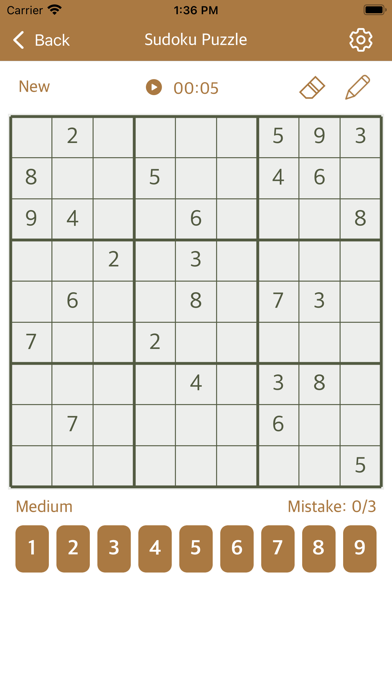 Classic Sudoku - Number Games Screenshot