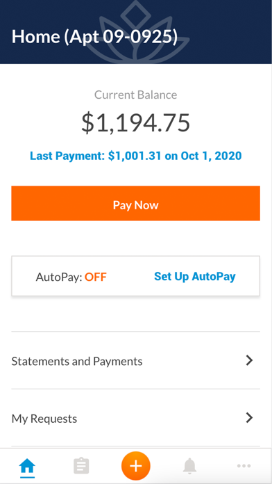 Venterra Realty SMARTHUB Screenshot