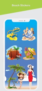 Beach Lover Stickers screenshot #1 for iPhone