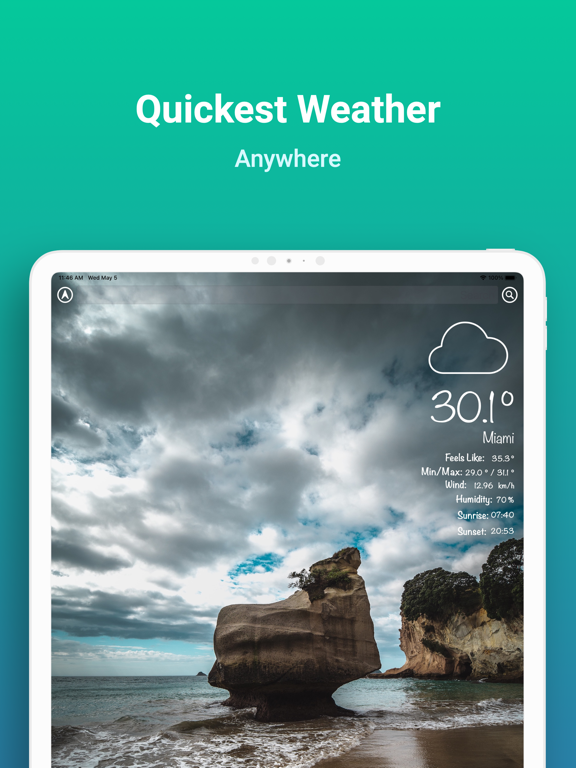 Screenshot #6 pour Quickest Weather