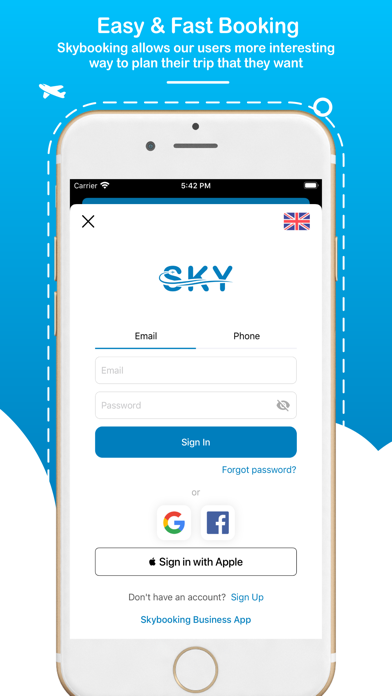 SkyBooking - Book Cheap Flight Screenshot