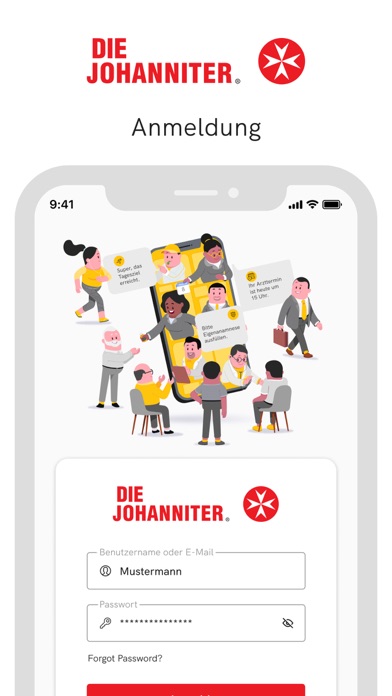 Johanniter-Rehabilitation Screenshot