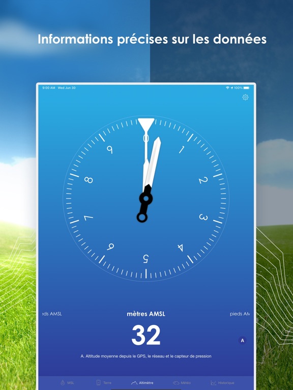 Screenshot #6 pour Mon baromètre et altimètre