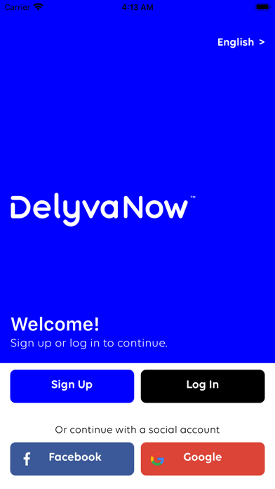 DelyvaNow Screenshot