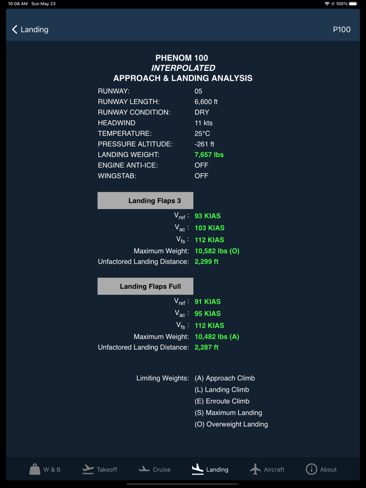 #6. myPhenom Flight Calculator (iOS) Podle: Phenom Pilots LLC