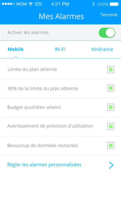 Screenshot #2 pour My Data Manager VPN Sécurité