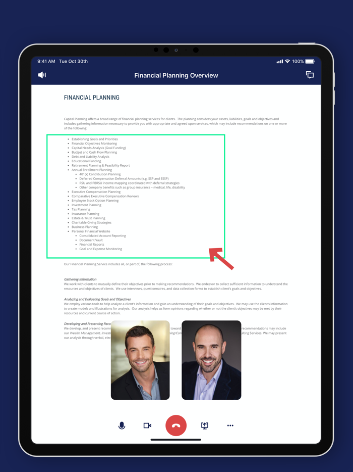 Capital Planning Connect