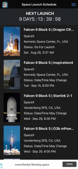 Game screenshot Space Launch Schedule mod apk