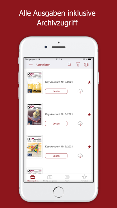 Key Account Screenshot