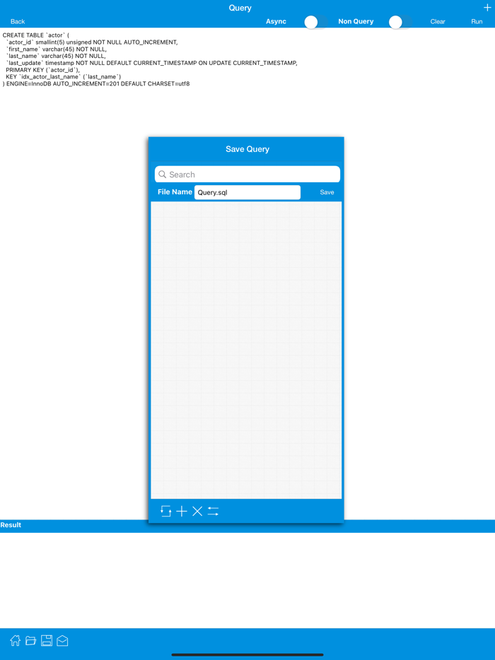 SqlProg Database Query Studio