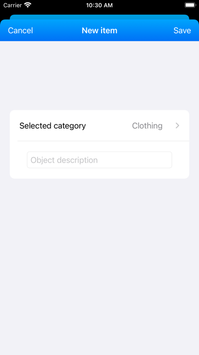 myBaggage Screenshot