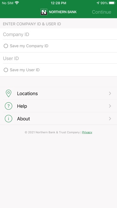 NBTC Mobile Business Banking Screenshot
