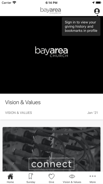 Bay Area Church Screenshot
