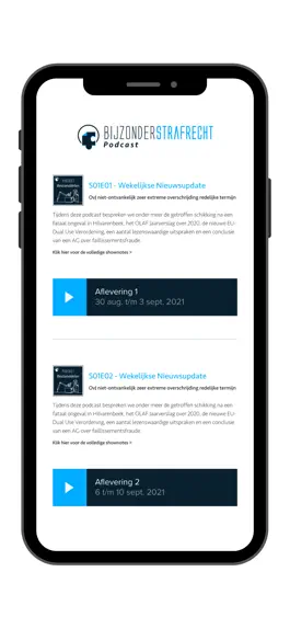 Game screenshot BijzonderStrafrecht Podcast mod apk