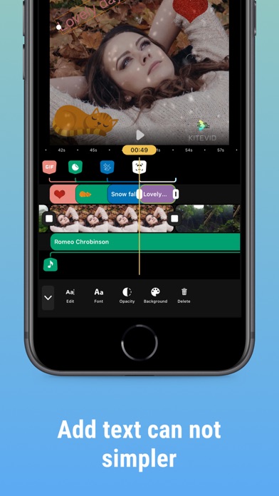 KiteVid - Video & Film Editor Screenshot