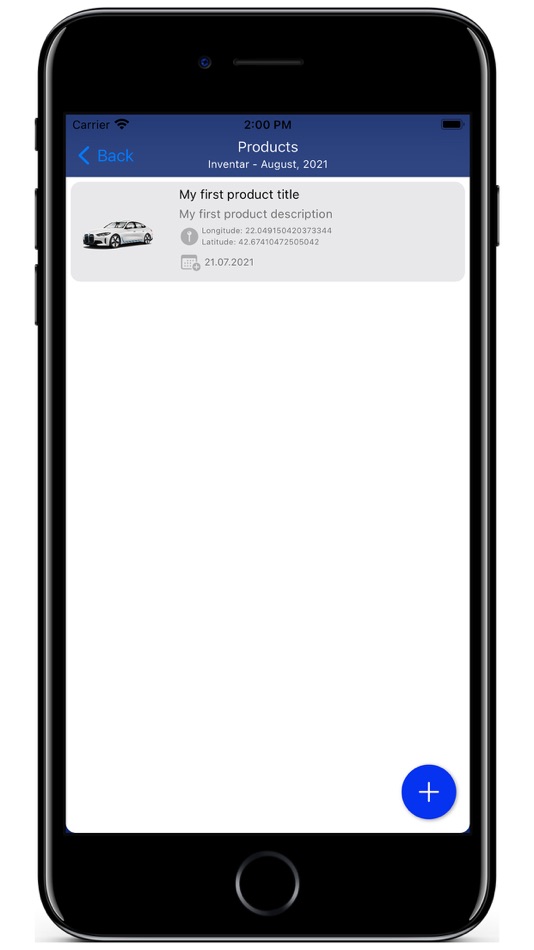 #3. Inventur App (iOS) By: Ninoslav Dalipovic