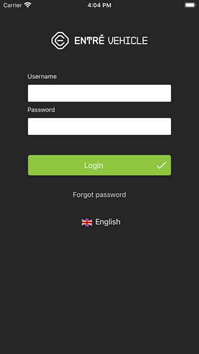 Entré Vehicle Screenshot