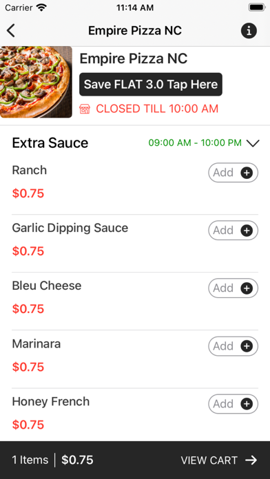 Empire Pizza - Jacksonville Screenshot