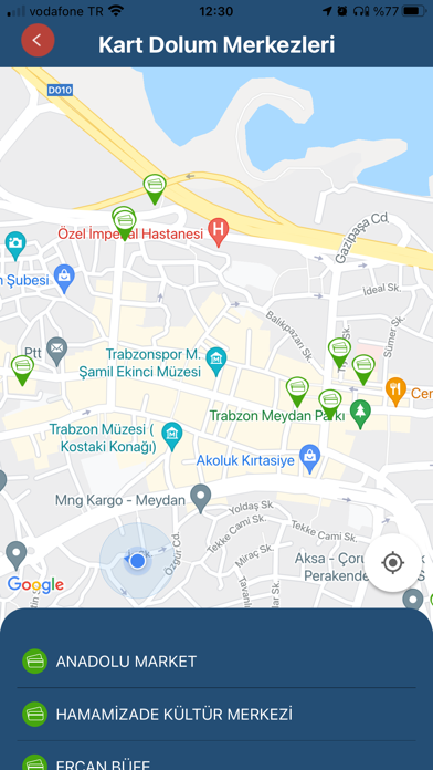 Trabzon Ulaşım Screenshot