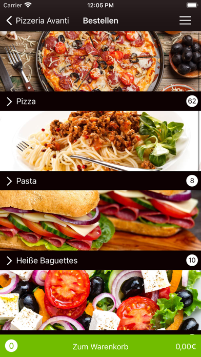 Pizzeria Avanti Steinfurt Screenshot 2 - AppWisp.com Pizzeria Avanti Steinfurt Screenshot 2 - AppWisp.com